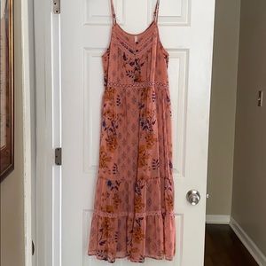 Xhilaration floral maxi dress